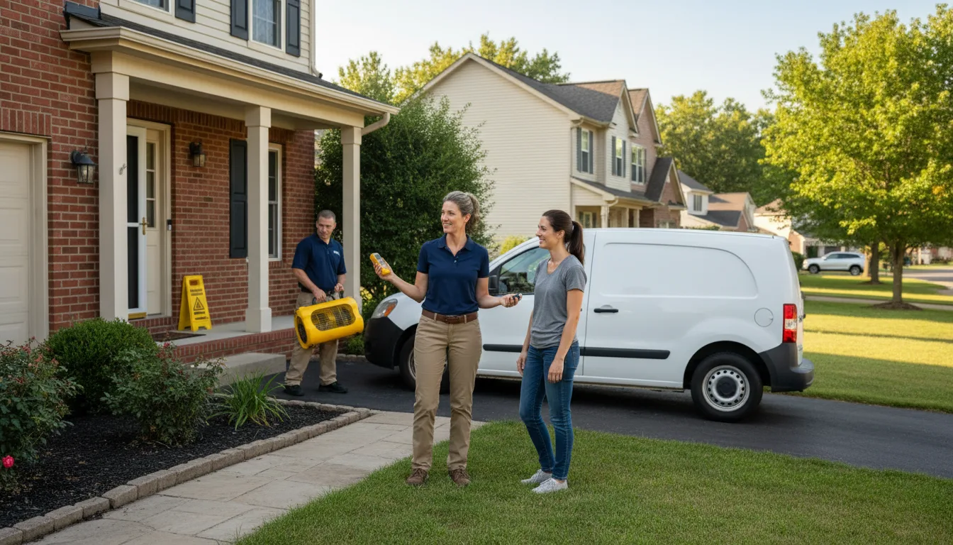 Water restoration image for Home Water Damage Repair in Mesick, MI